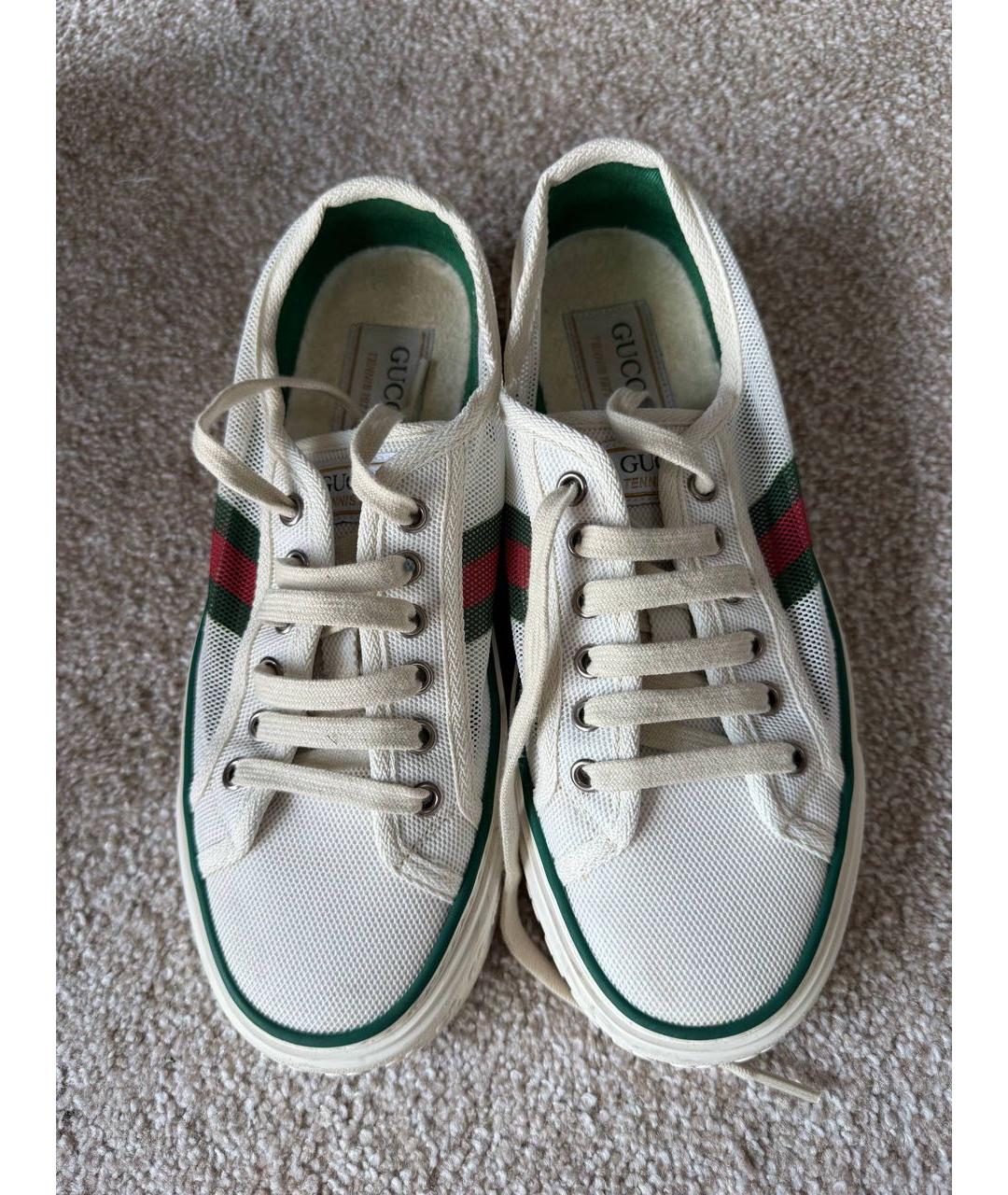GUCCI Мульти текстильные кеды, фото 2