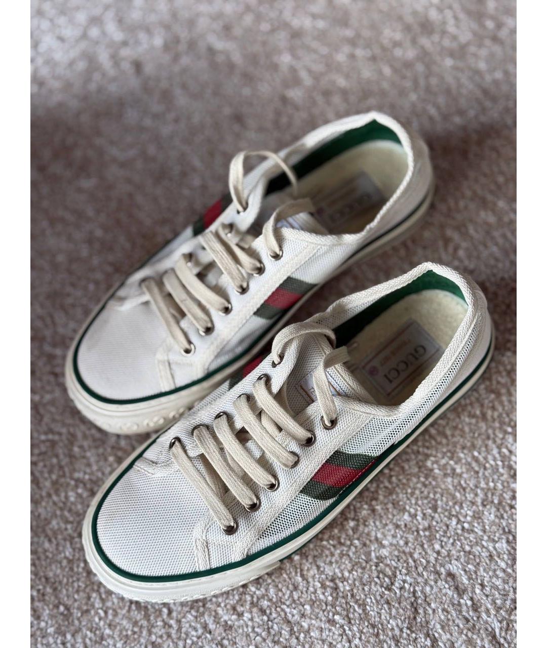 GUCCI Мульти текстильные кеды, фото 3