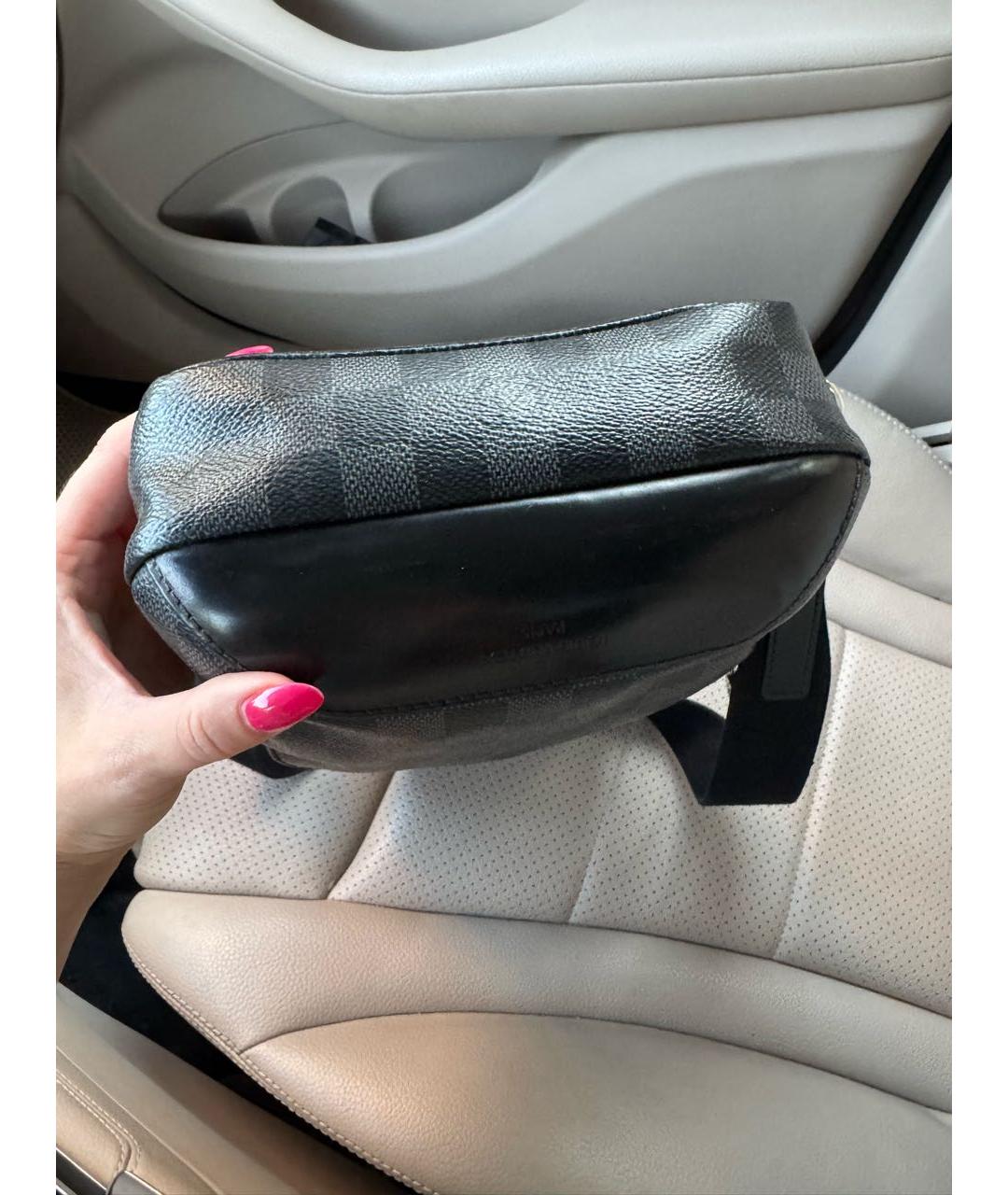 LOUIS VUITTON Серая канва сумка на плечо, фото 6