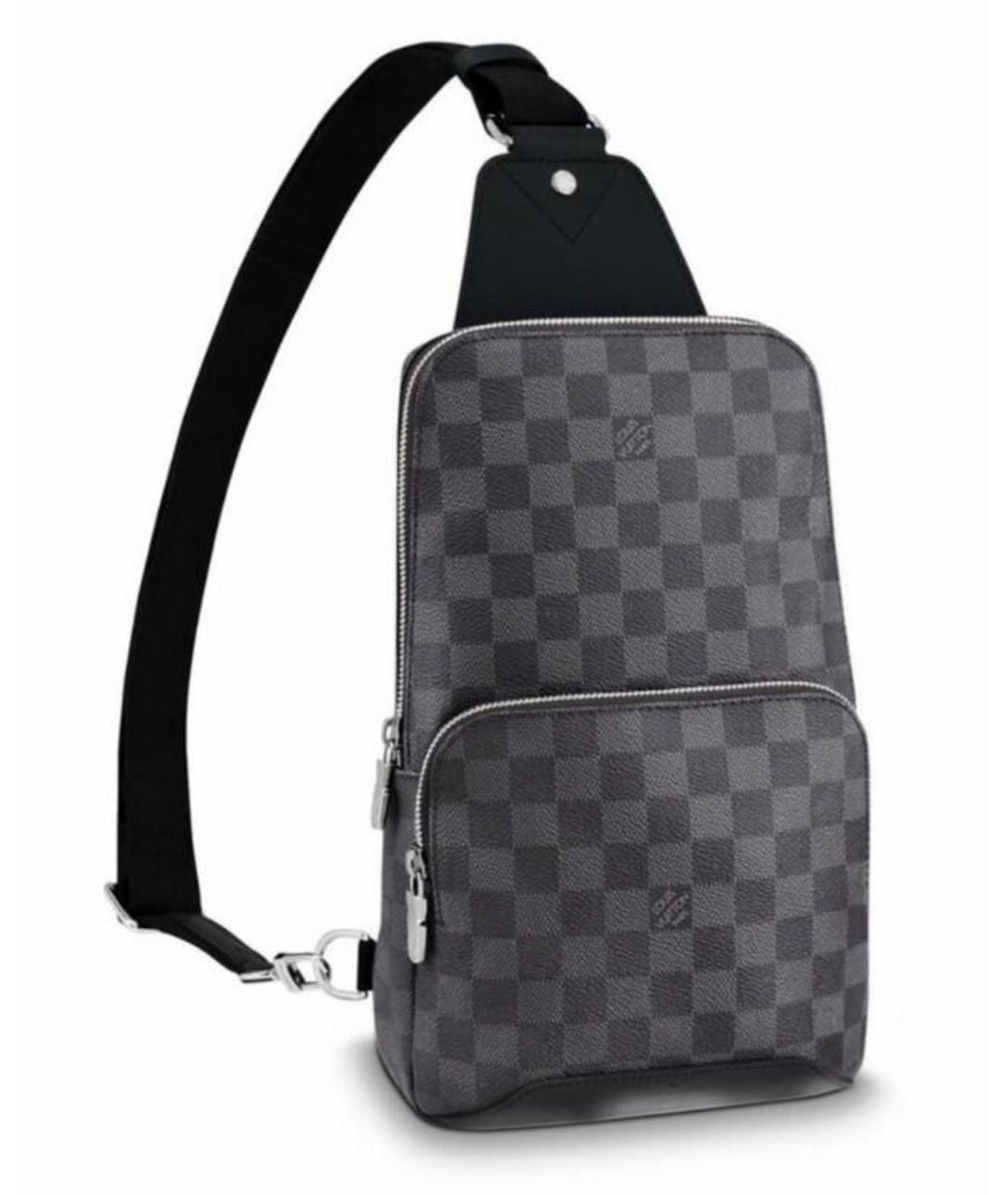 LOUIS VUITTON Серая канва сумка на плечо, фото 9