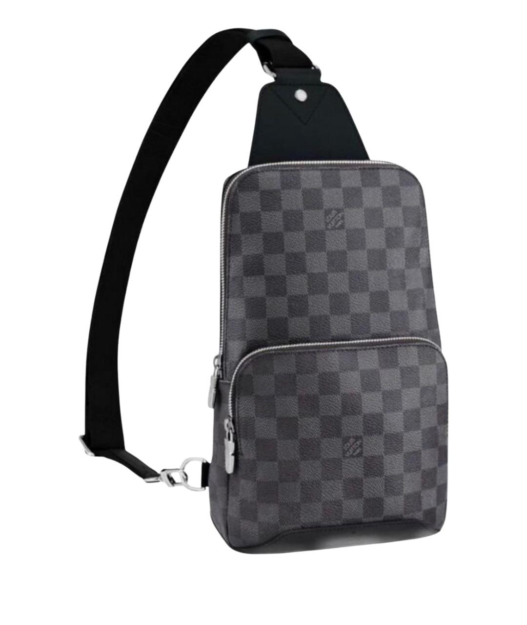 LOUIS VUITTON Серая канва сумка на плечо, фото 1