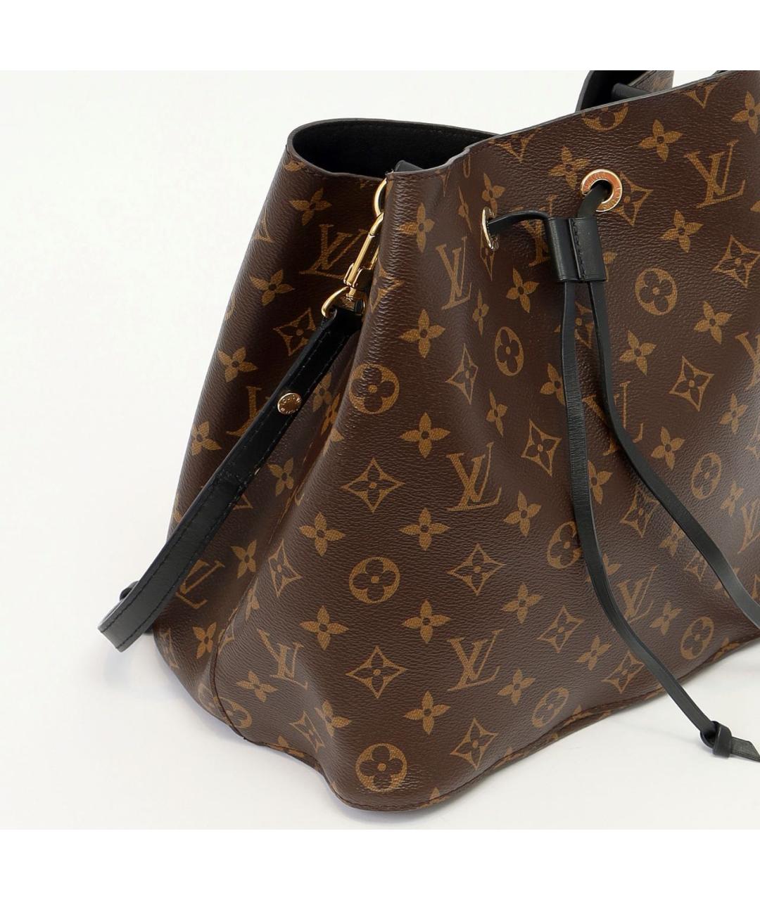 LOUIS VUITTON Коричневая канва сумка через плечо, фото 7