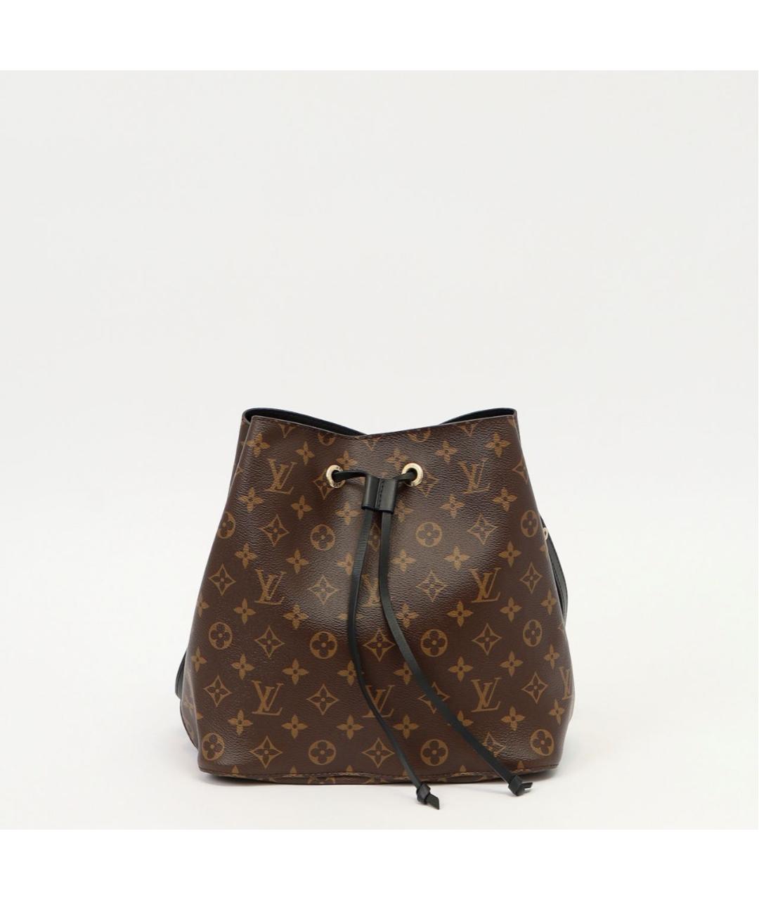 LOUIS VUITTON Коричневая канва сумка через плечо, фото 8