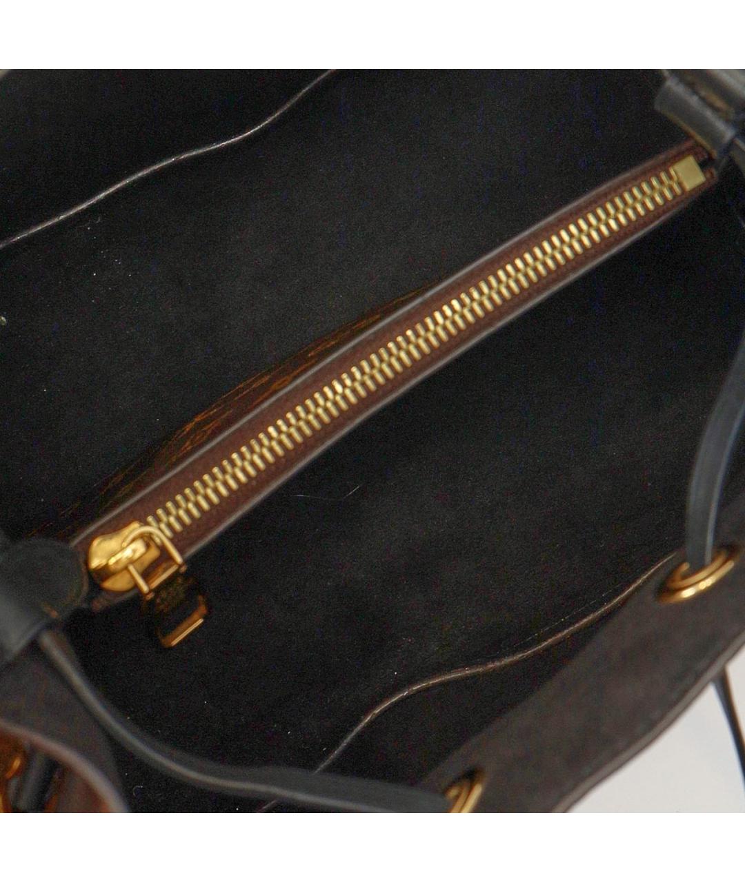 LOUIS VUITTON Коричневая канва сумка через плечо, фото 4