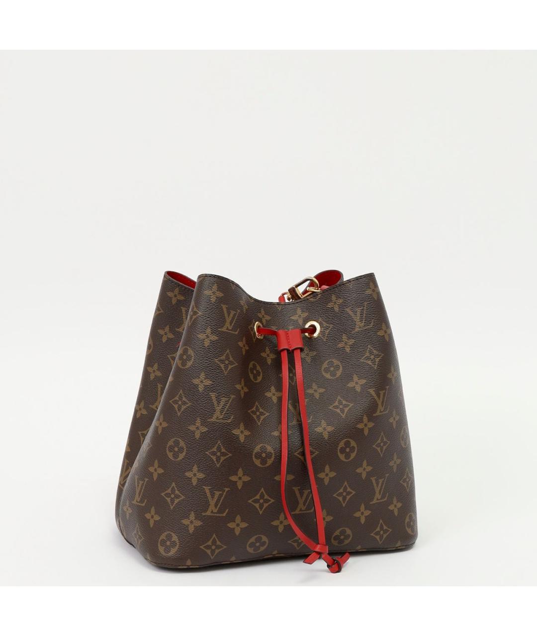 LOUIS VUITTON Коричневая канва сумка через плечо, фото 2