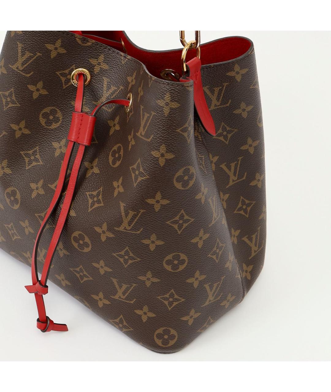 LOUIS VUITTON Коричневая канва сумка через плечо, фото 5