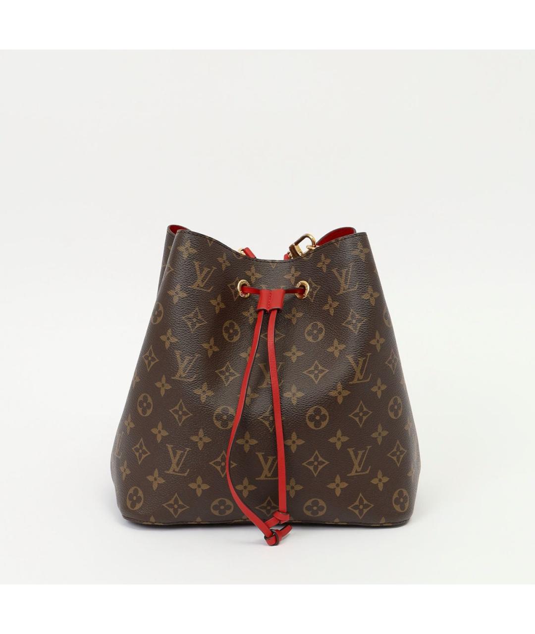 LOUIS VUITTON Коричневая канва сумка через плечо, фото 7