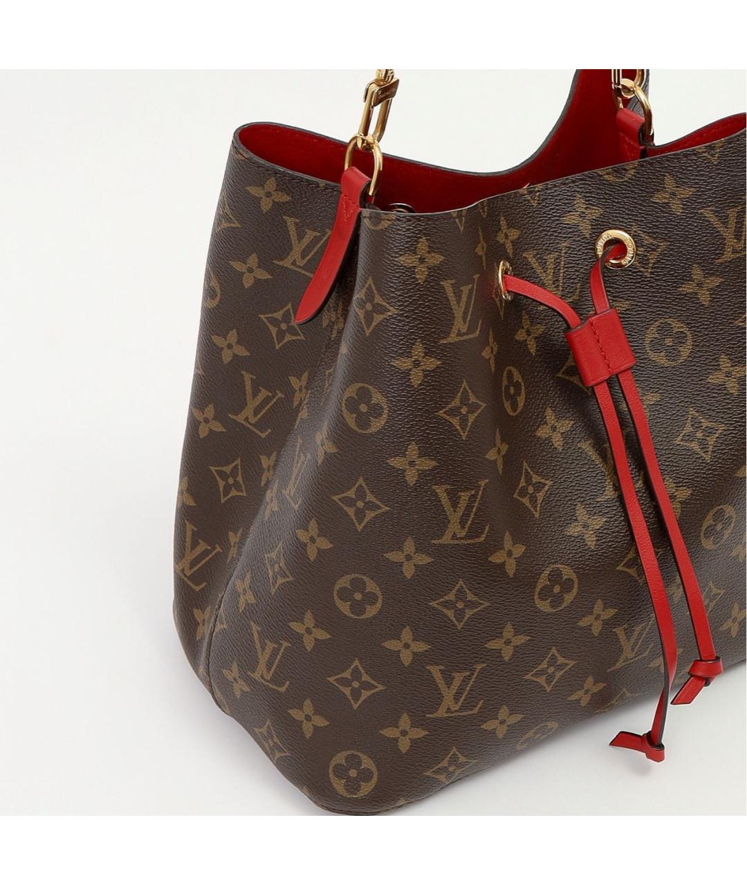 LOUIS VUITTON Коричневая канва сумка через плечо, фото 6