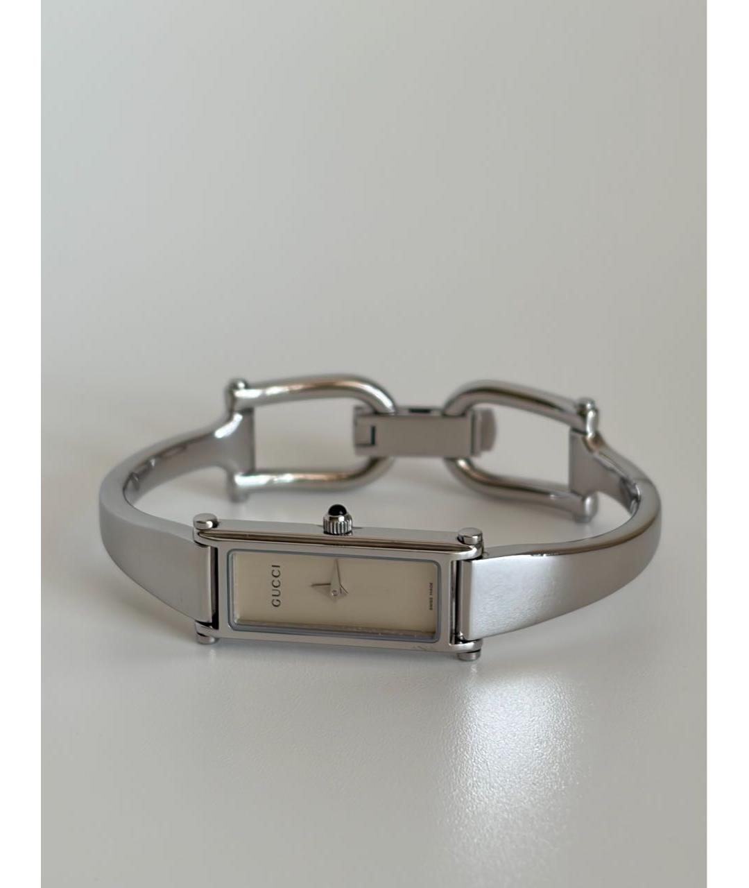 GUCCI Серебряные часы, фото 2