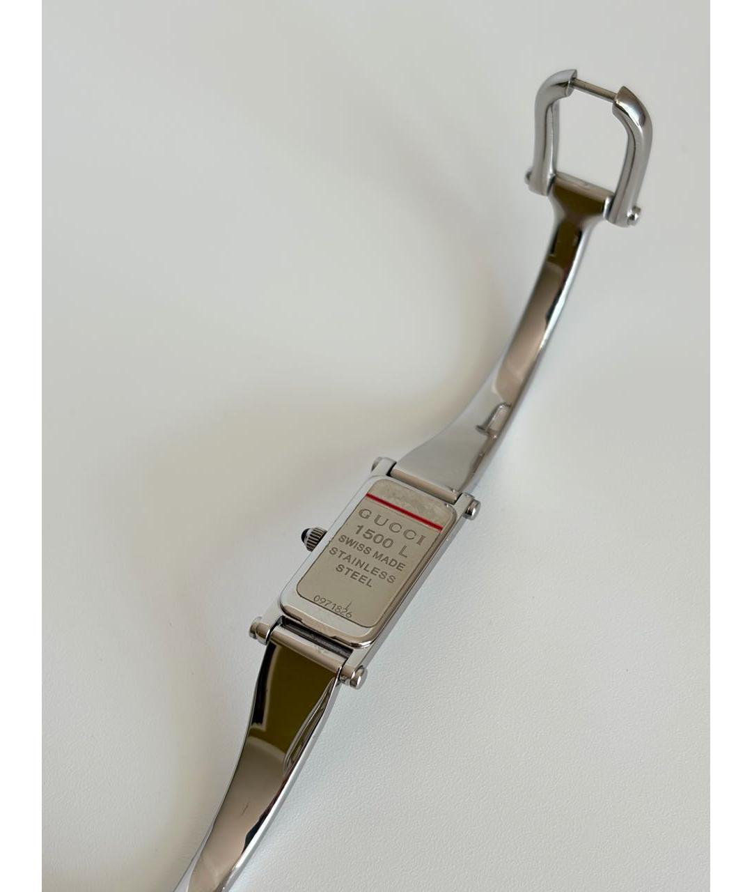 GUCCI Серебряные часы, фото 4