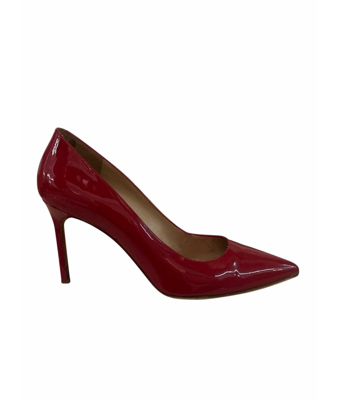 MANOLO BLAHNIK Бордовые кожаные туфли, фото 1