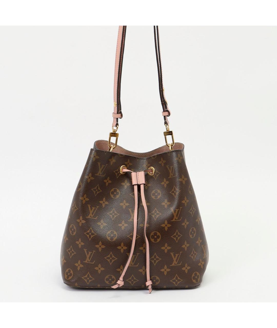 LOUIS VUITTON Коричневая канва сумка через плечо, фото 5