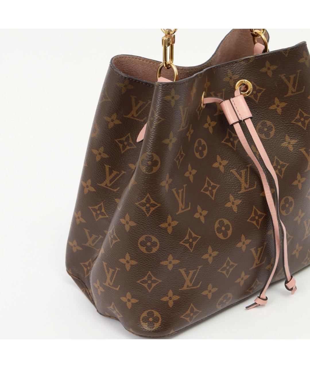 LOUIS VUITTON Коричневая канва сумка через плечо, фото 8