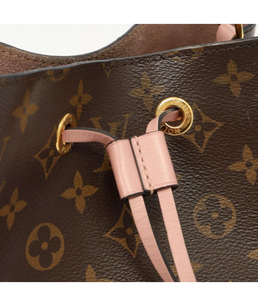 LOUIS VUITTON Коричневая канва сумка через плечо, фото 6