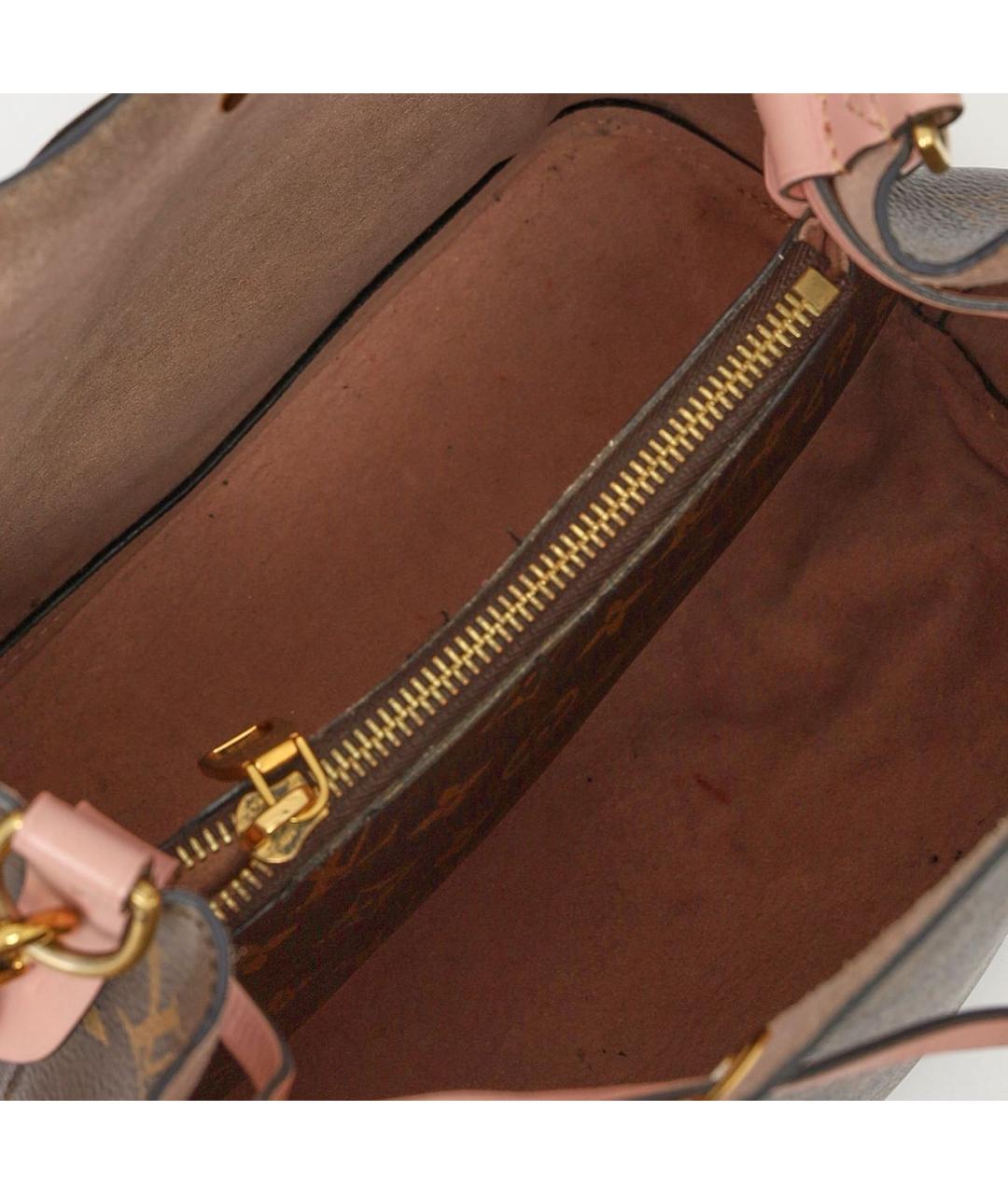 LOUIS VUITTON Коричневая канва сумка через плечо, фото 4