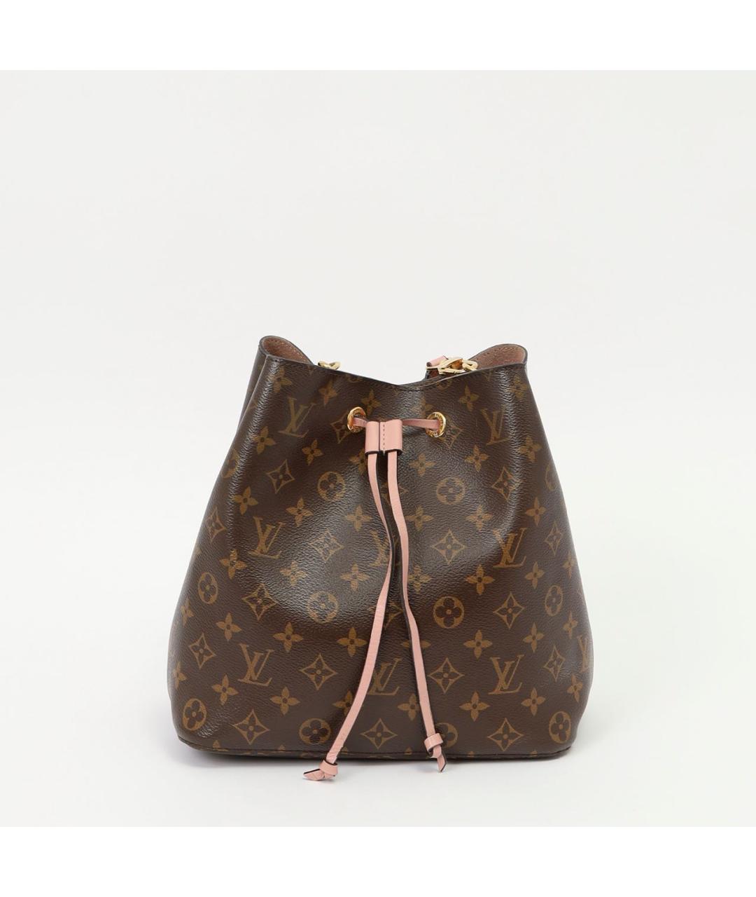 LOUIS VUITTON Коричневая канва сумка через плечо, фото 9