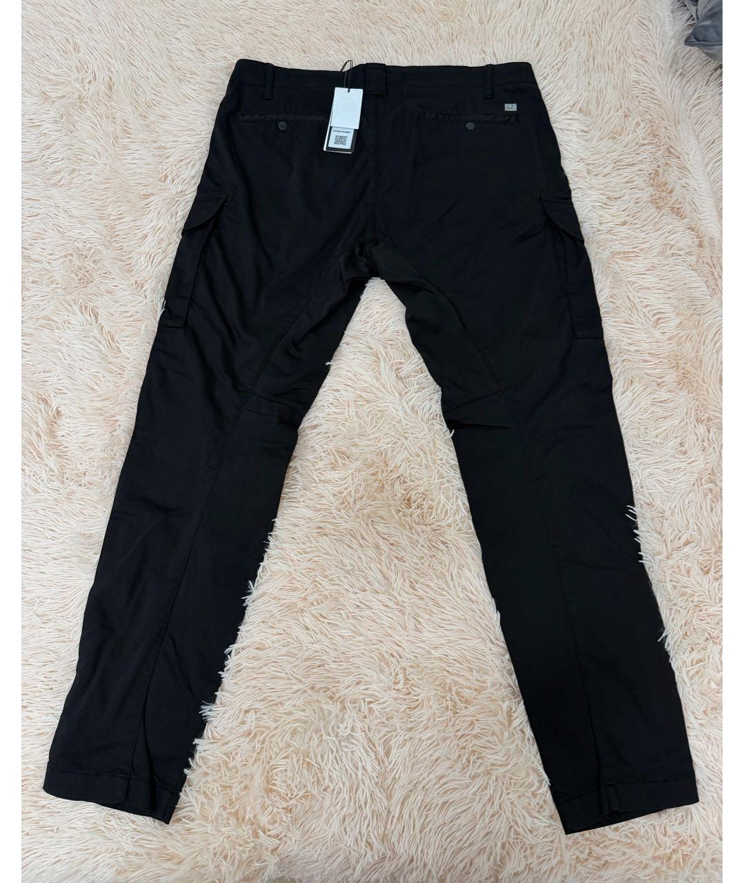 CP COMPANY Черные хлопковые повседневные брюки, фото 2