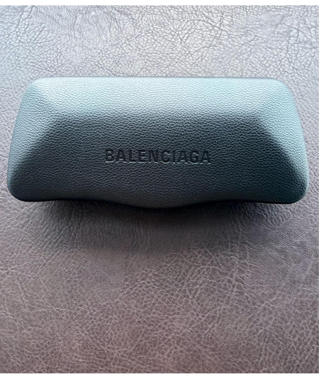 BALENCIAGA Серебряные металлические солнцезащитные очки, фото 4