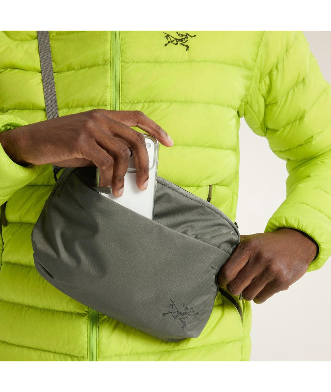 ARCTERYX Зеленая нейлоновая сумка на плечо, фото 7