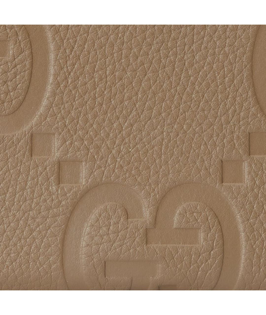 GUCCI Коричневый кожаный кошелек, фото 5