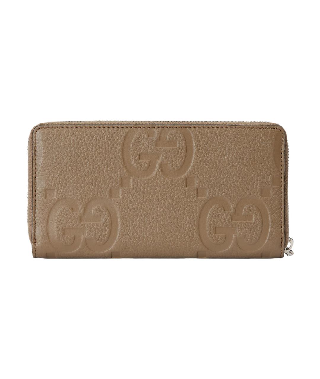 GUCCI Коричневый кожаный кошелек, фото 4