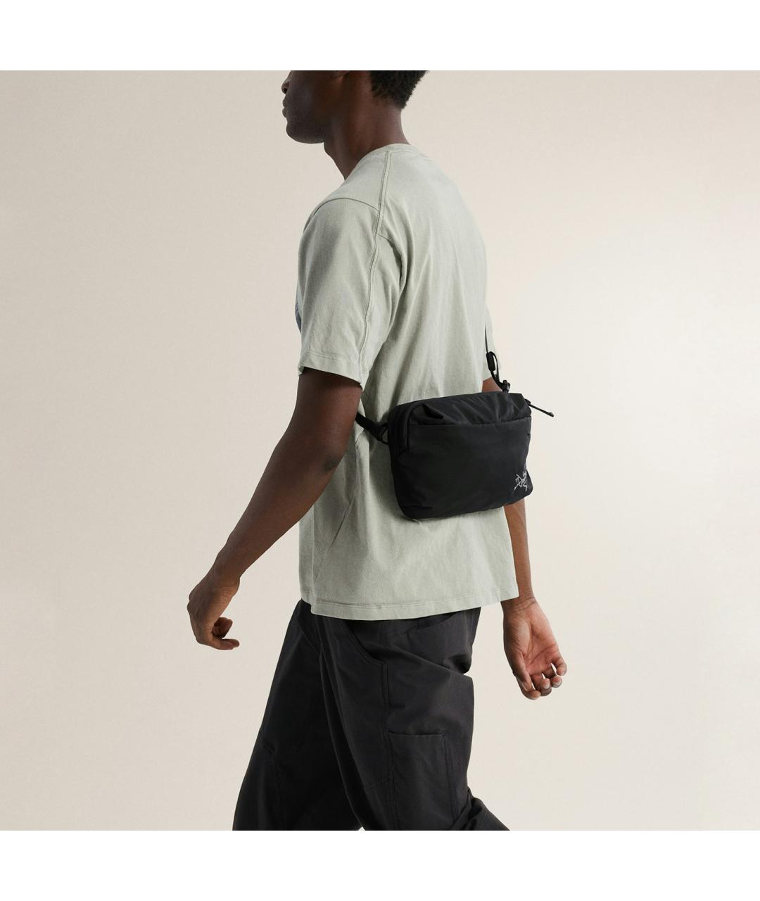 ARCTERYX Черная нейлоновая сумка на плечо, фото 6