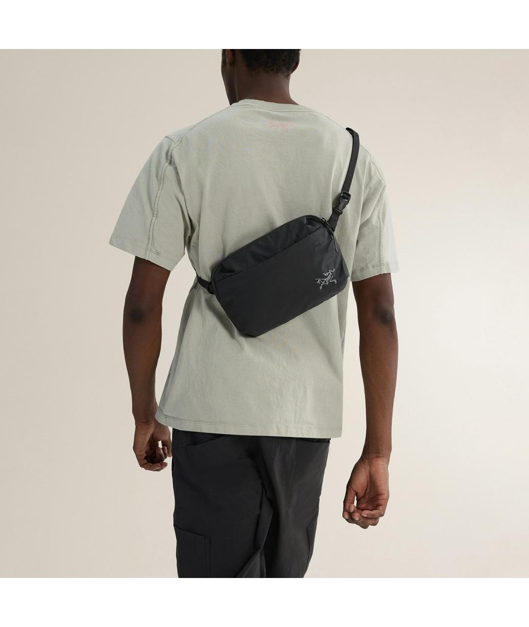 ARCTERYX Черная нейлоновая сумка на плечо, фото 5