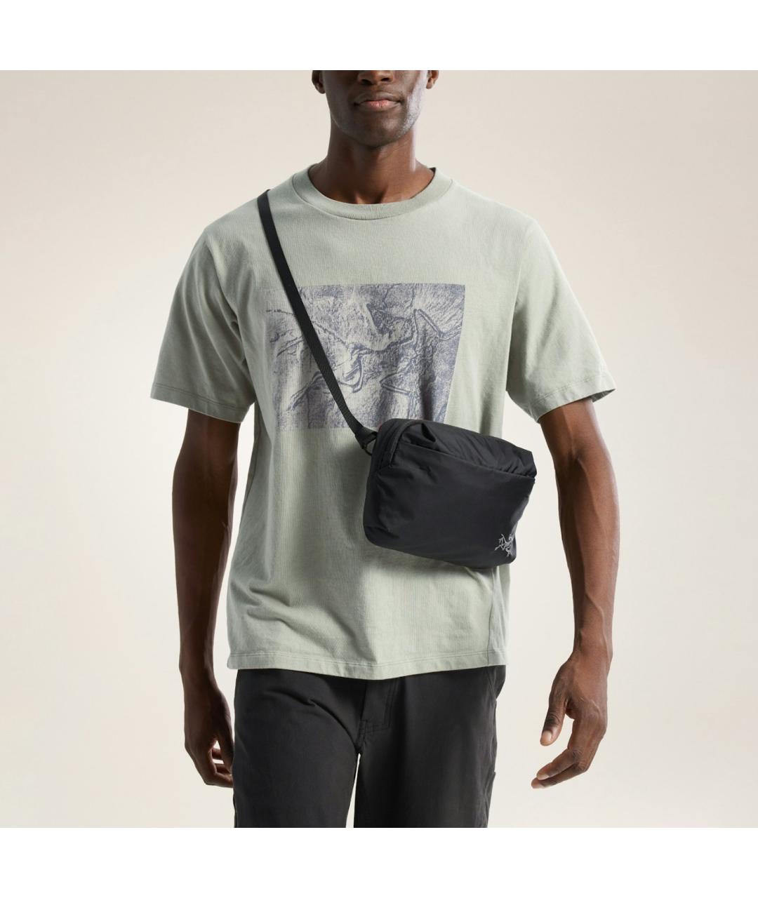 ARCTERYX Черная нейлоновая сумка на плечо, фото 7