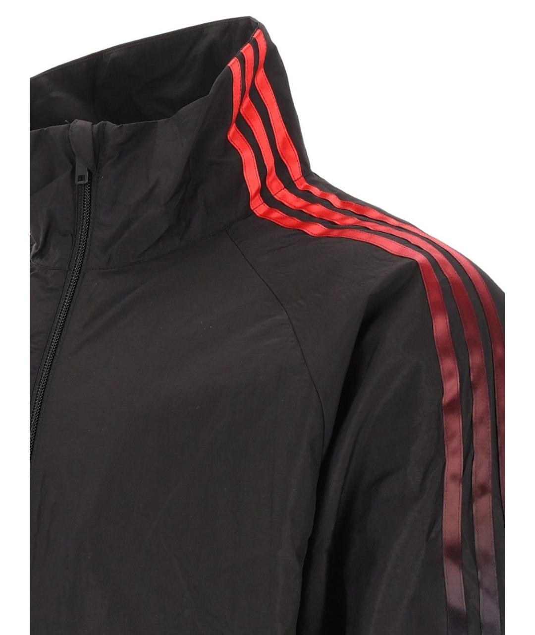 ADIDAS Черная полиамидовая спортивная куртка, фото 4