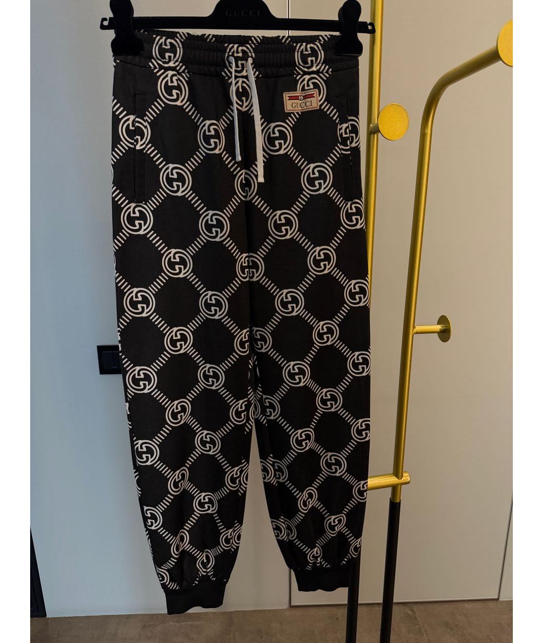 GUCCI Черный хлопковый спортивные костюмы, фото 2