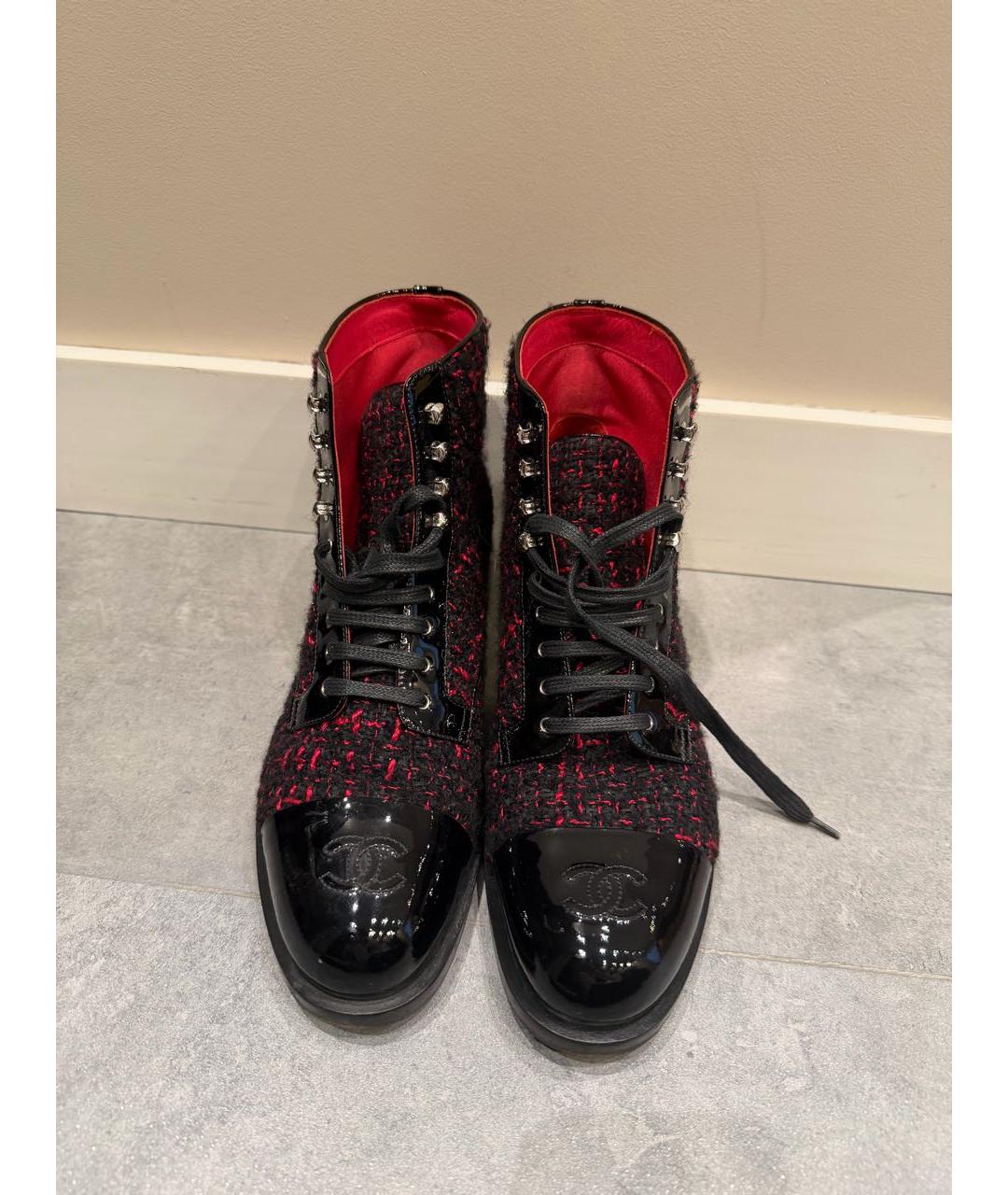 CHANEL Текстильные ботинки, фото 2