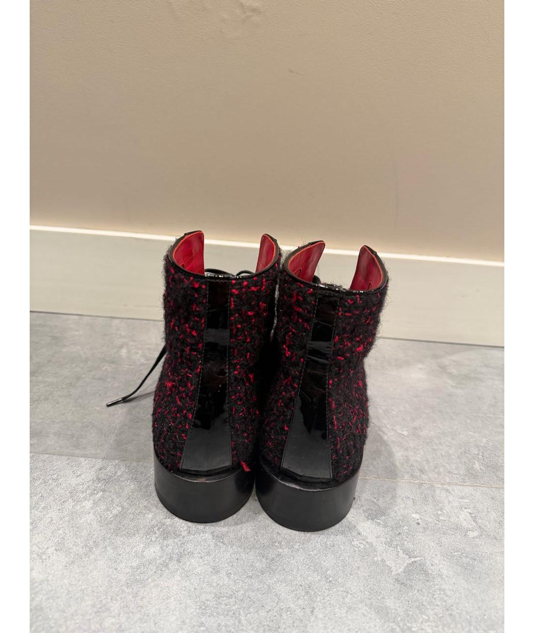 CHANEL Текстильные ботинки, фото 3