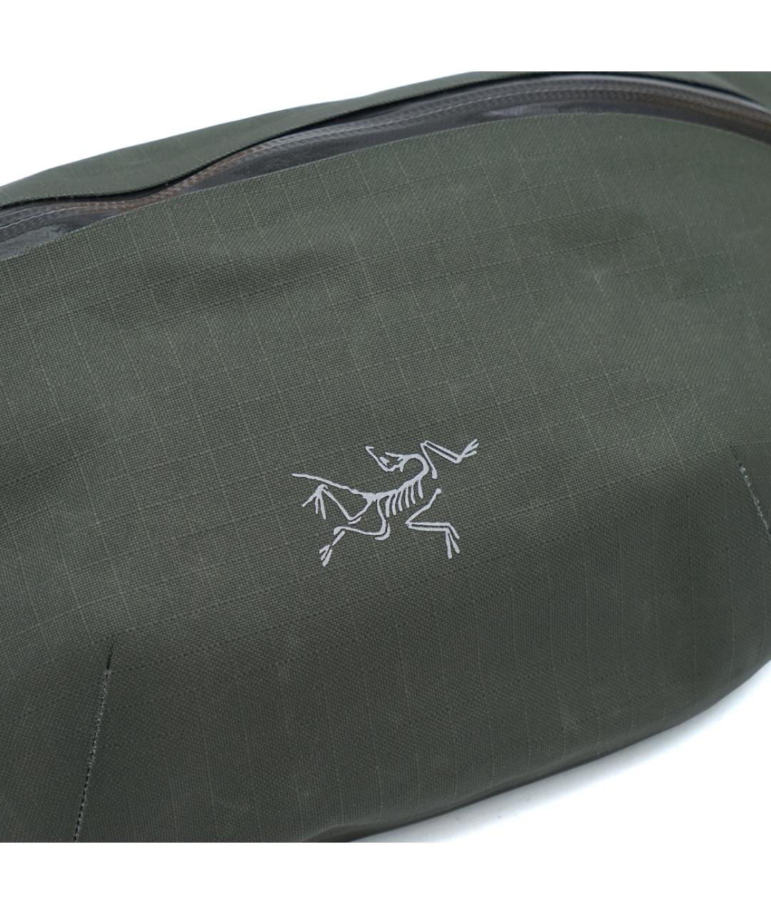 ARCTERYX Зеленая нейлоновая поясная сумка, фото 2