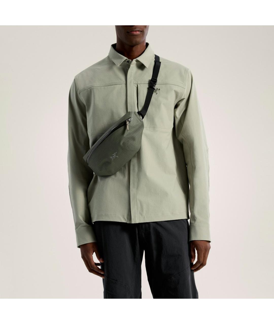 ARCTERYX Зеленая нейлоновая поясная сумка, фото 7