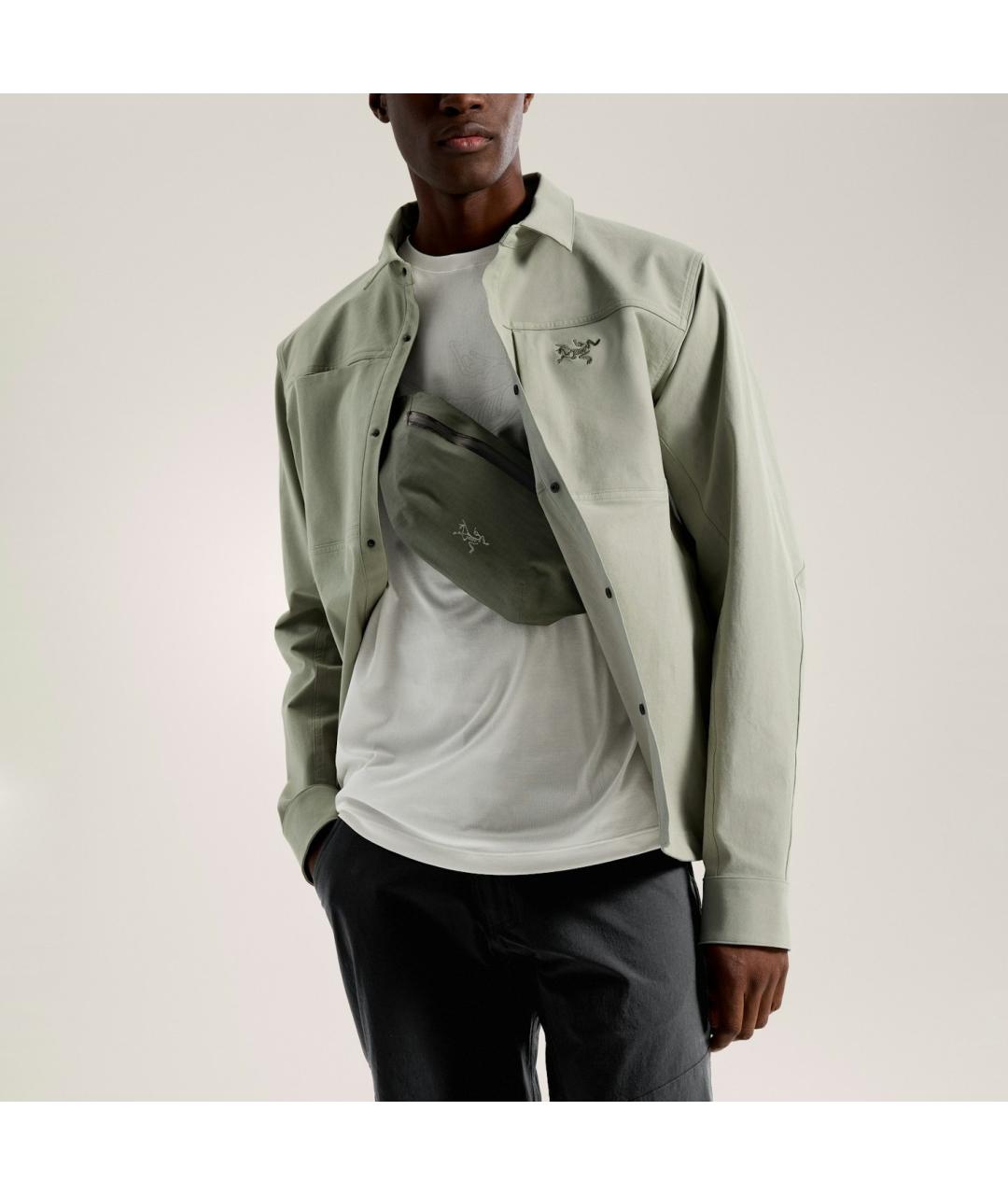 ARCTERYX Зеленая нейлоновая поясная сумка, фото 9