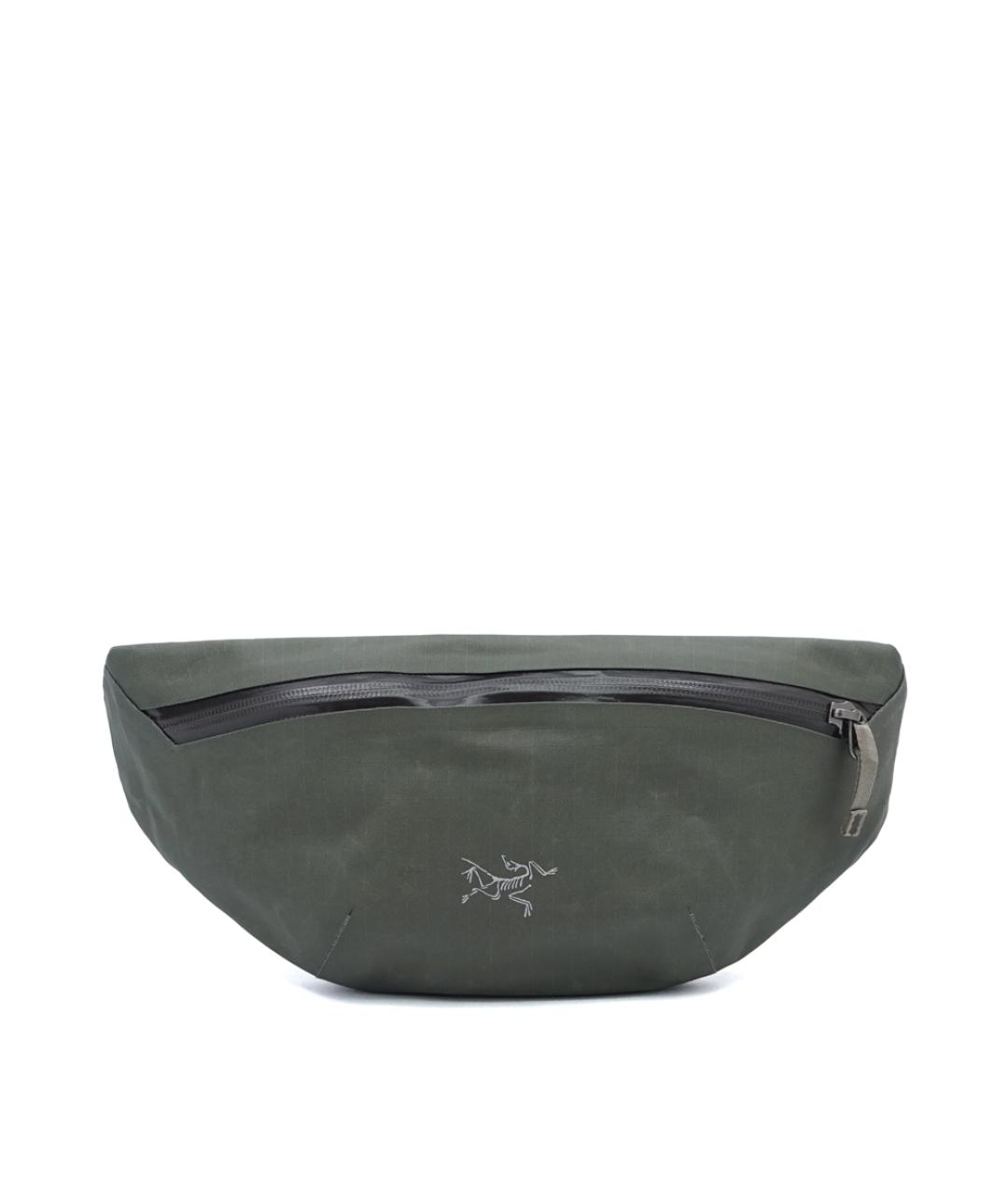 ARCTERYX Зеленая нейлоновая поясная сумка, фото 1