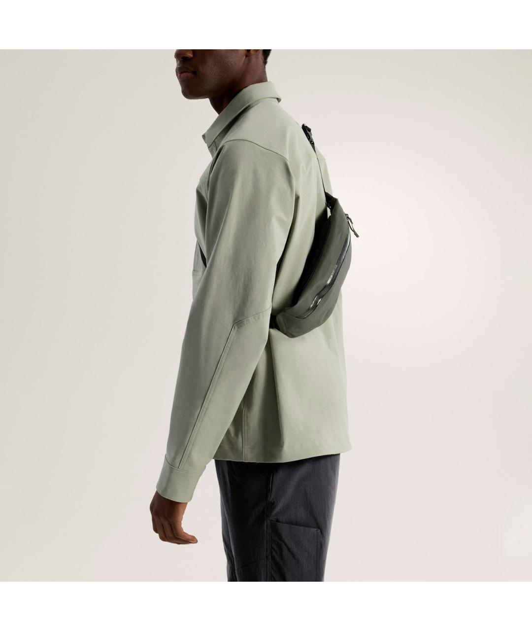 ARCTERYX Зеленая нейлоновая поясная сумка, фото 8