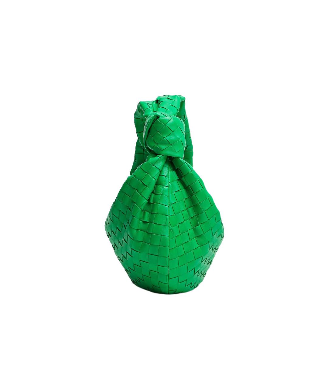 BOTTEGA VENETA Зеленая кожаная сумка через плечо, фото 2