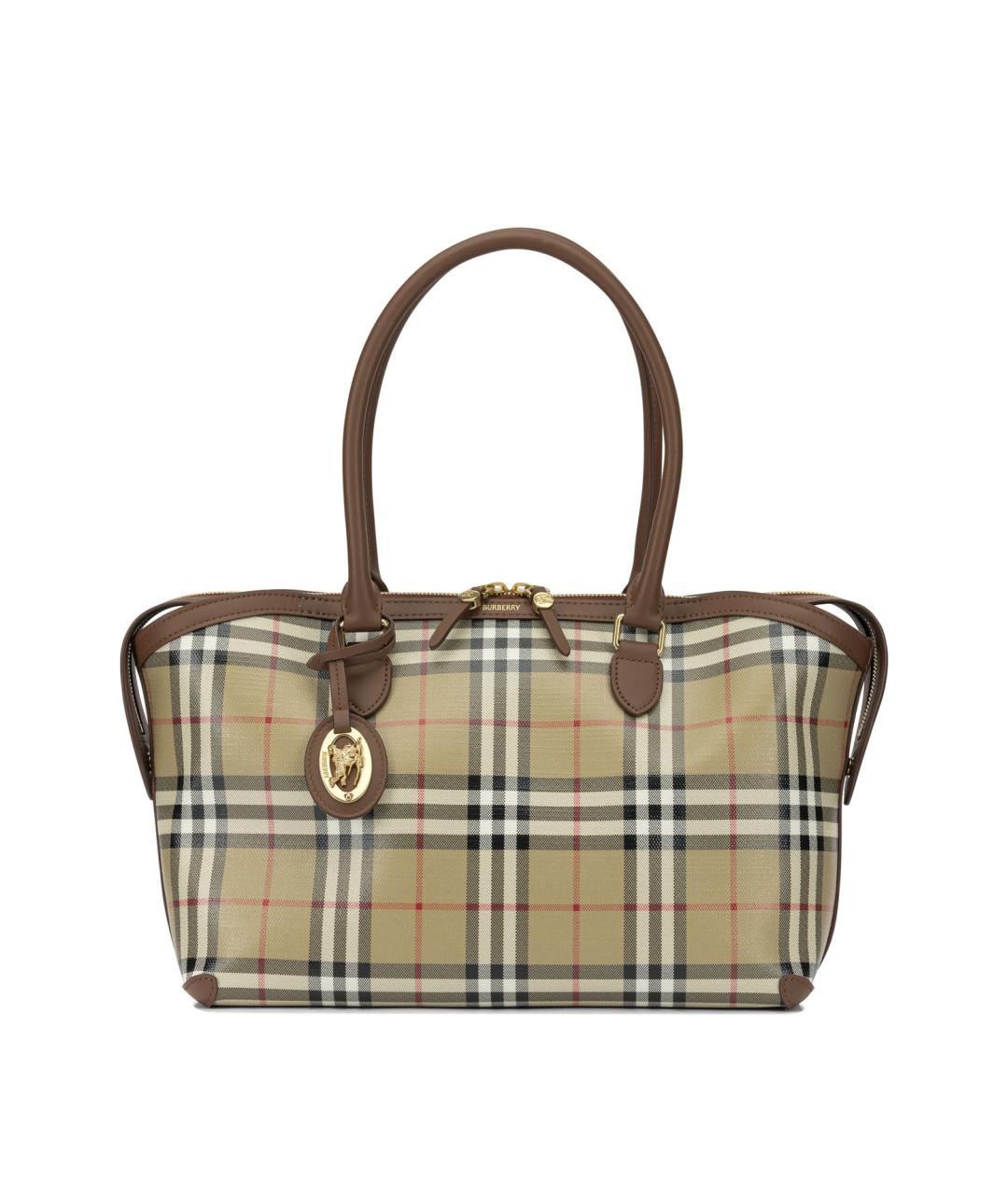 BURBERRY Бежевая канва сумка тоут, фото 1
