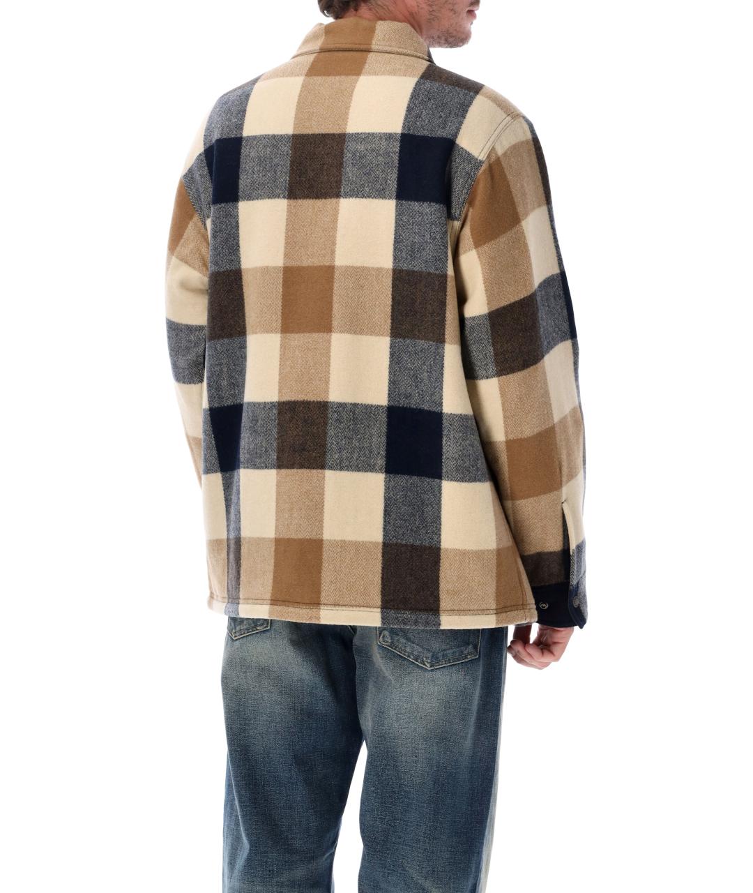 FILSON Бежевая шерстяная кэжуал рубашка, фото 2