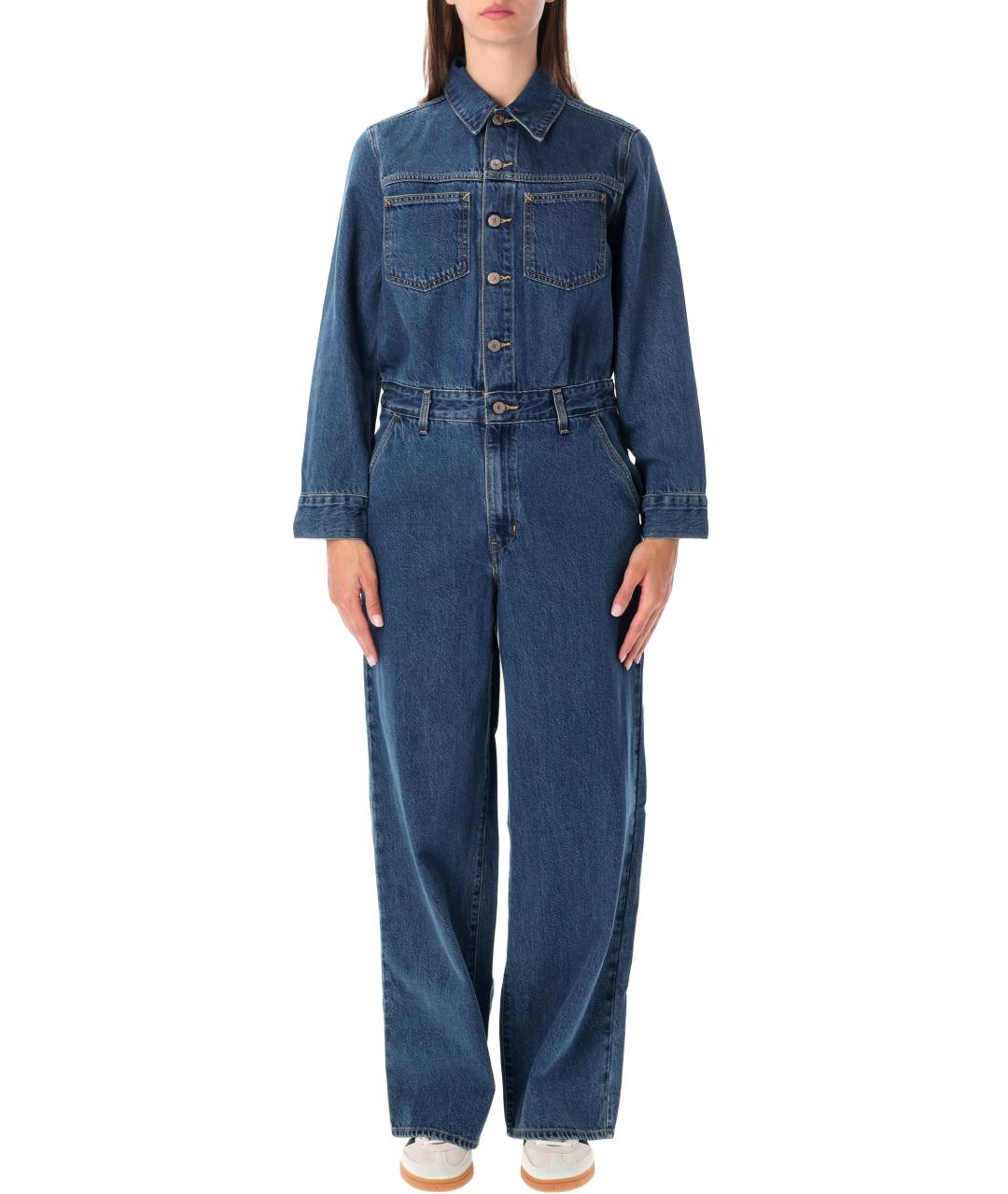 LEVI'S Синий хлопковый комбинезон, фото 1