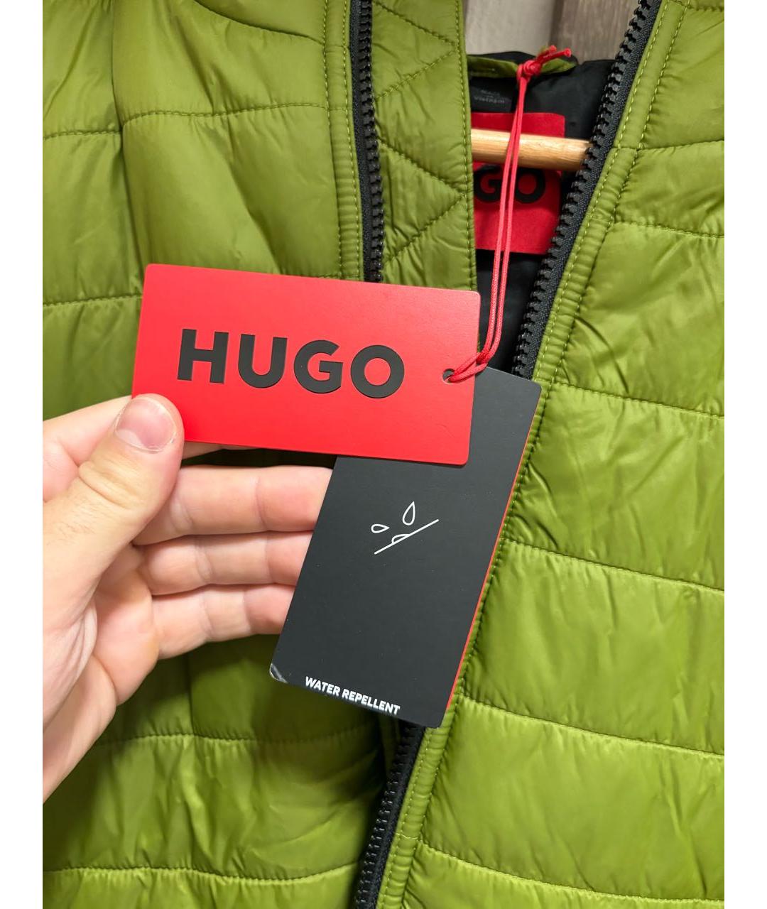 HUGO Зеленая куртка, фото 6
