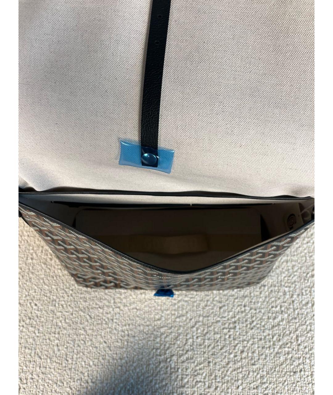 GOYARD Коричневая канва сумка на плечо, фото 4