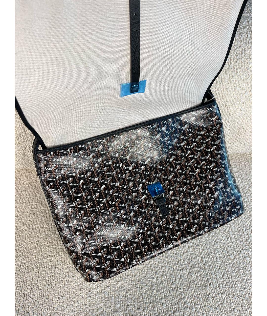 GOYARD Коричневая канва сумка на плечо, фото 7