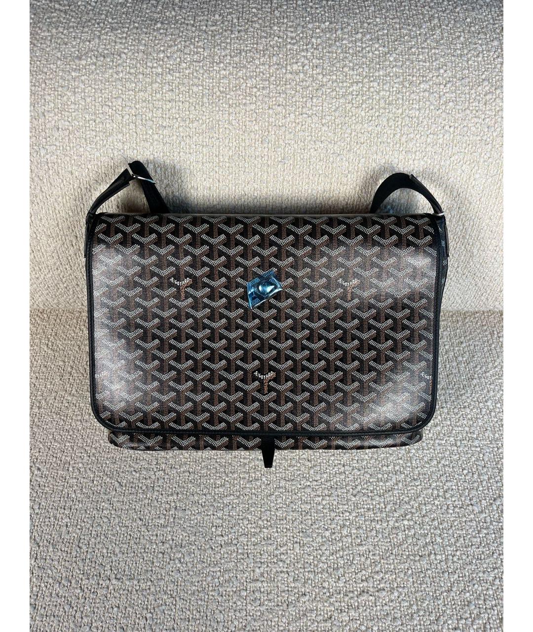 GOYARD Коричневая канва сумка на плечо, фото 9