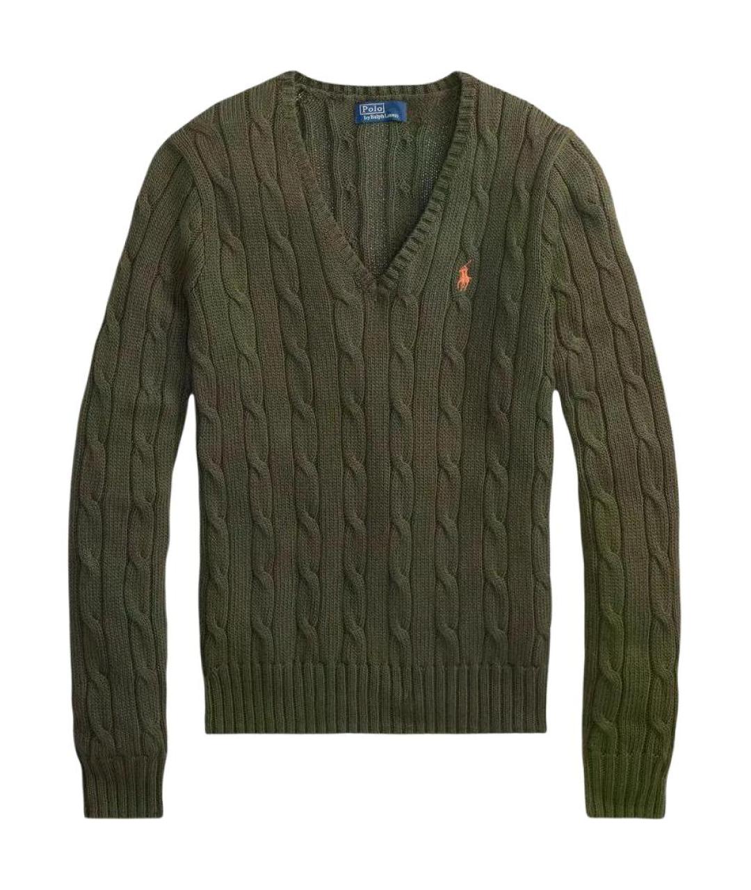 POLO RALPH LAUREN Зеленый джемпер / свитер, фото 1