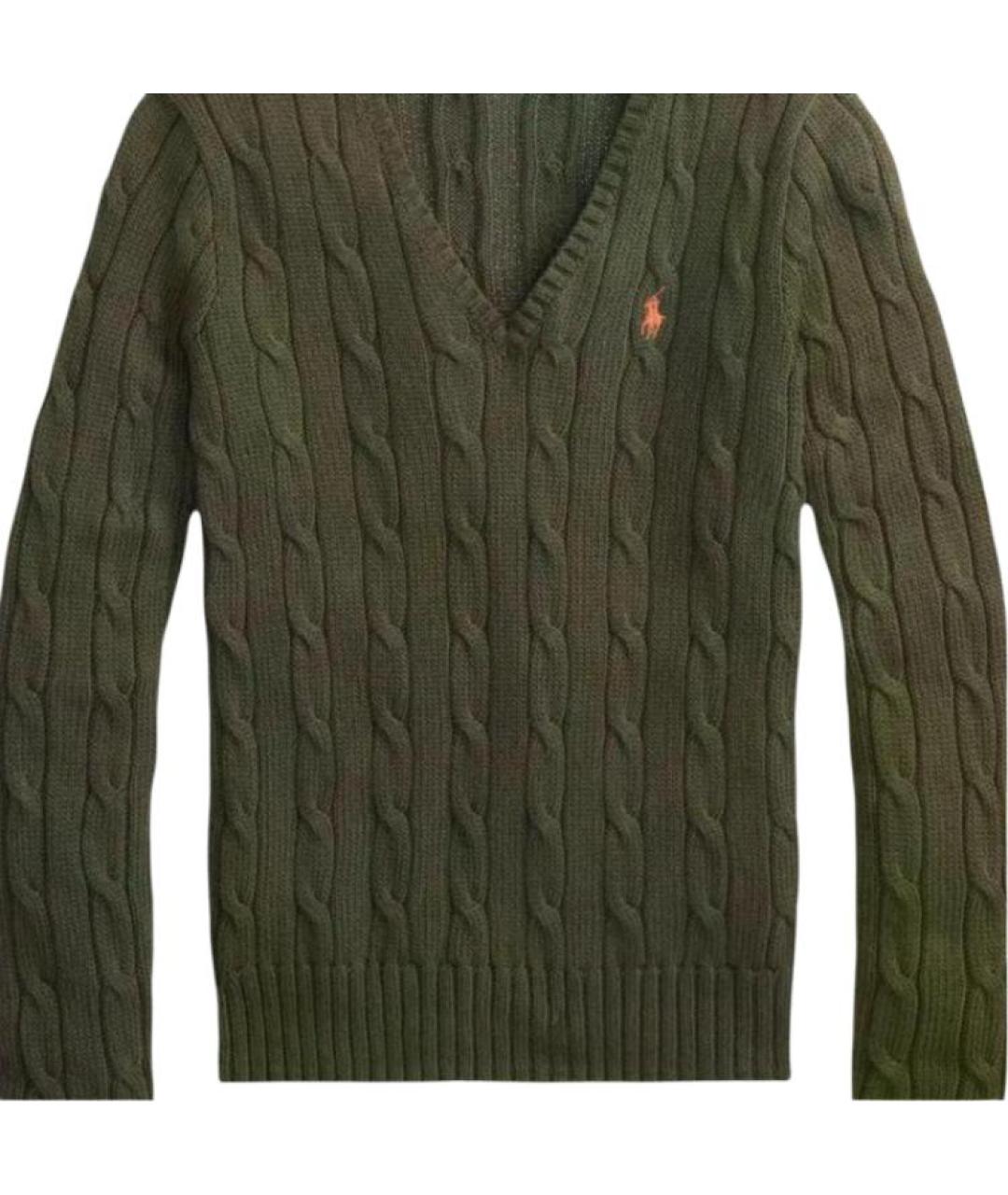 POLO RALPH LAUREN Зеленый джемпер / свитер, фото 5
