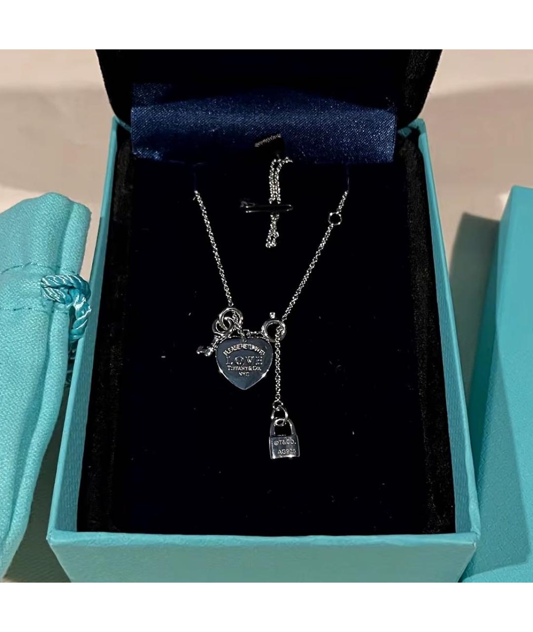 TIFFANY&CO Серебряное серебряное колье, фото 5