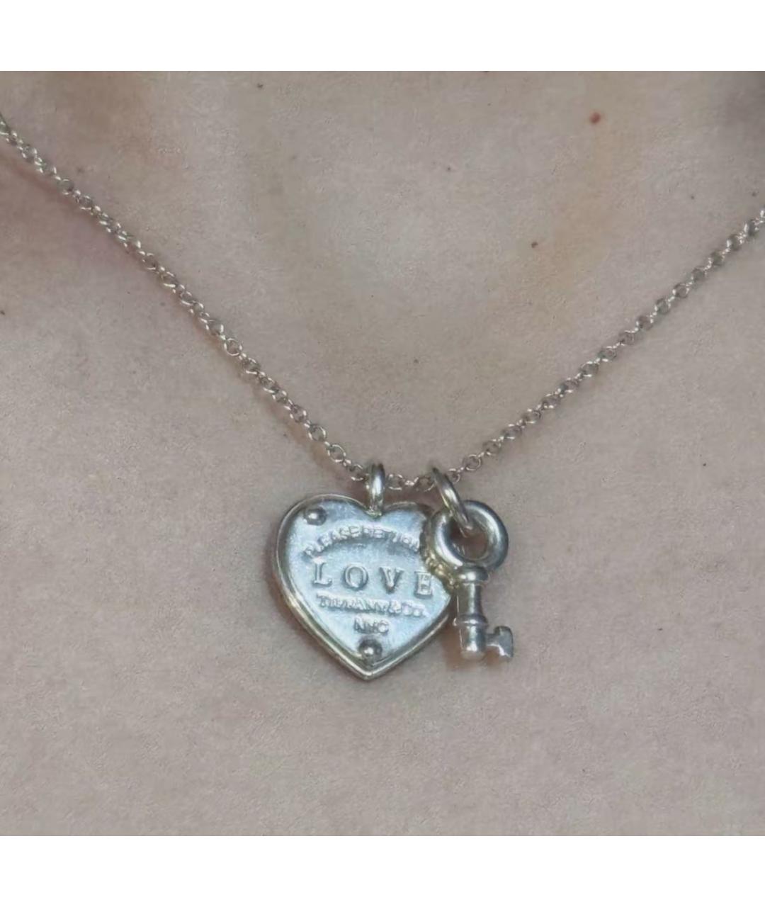 TIFFANY&CO Серебряное серебряное колье, фото 4