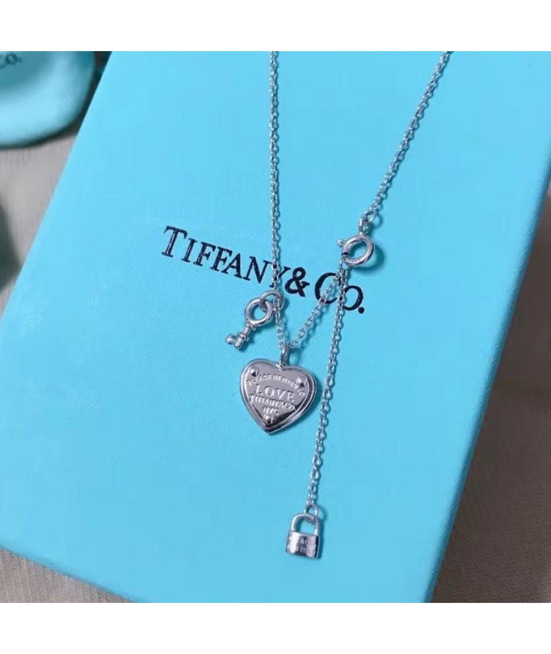 TIFFANY&CO Серебряное серебряное колье, фото 3